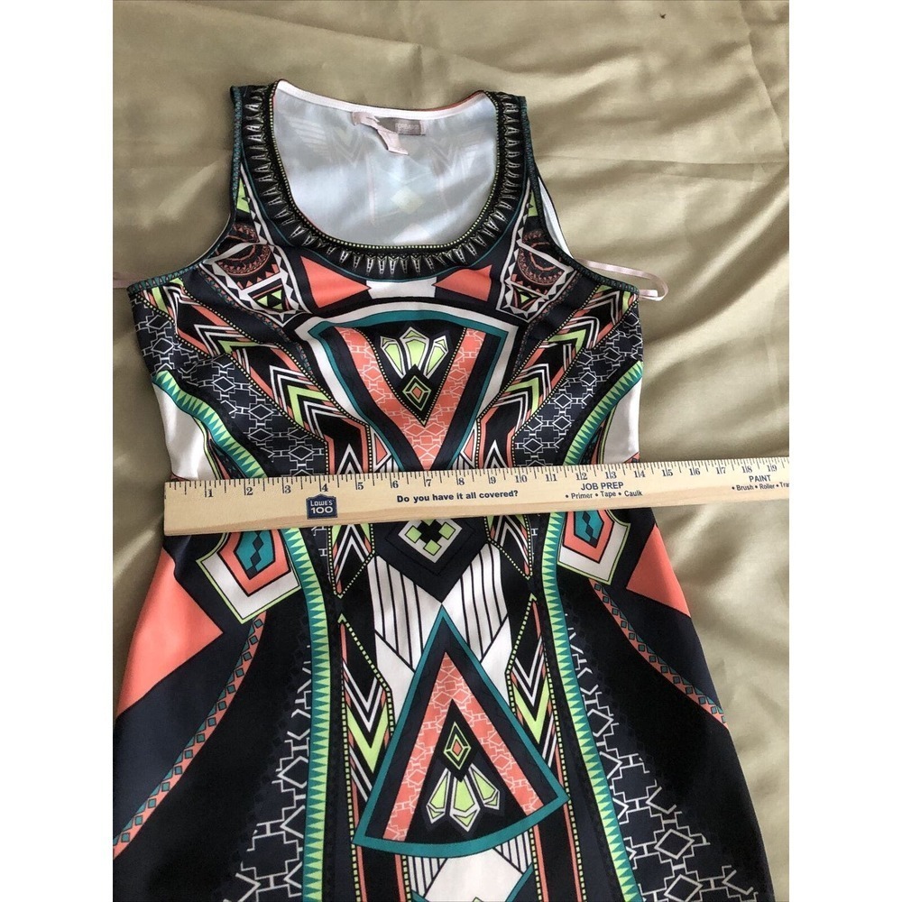 Forever 21 Womens Dress Geometric Print Sleeveless Size Medium - Picture 7 of 8